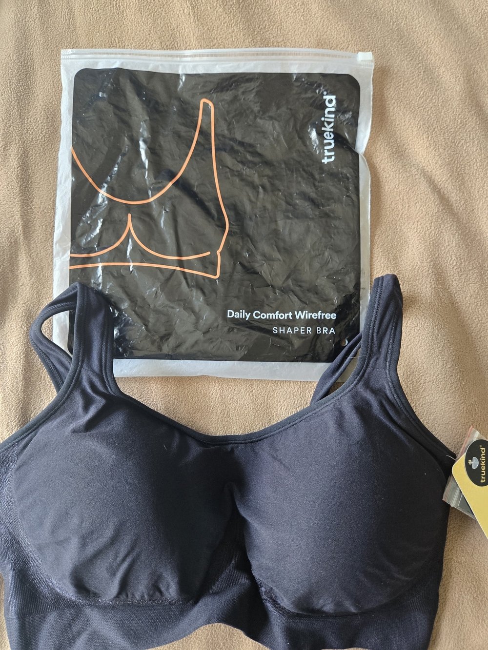 Daily Comfort Wirefree Shaper Bra - Black